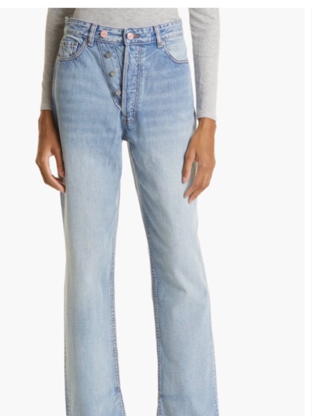 Ganni Figni Double fly jeans